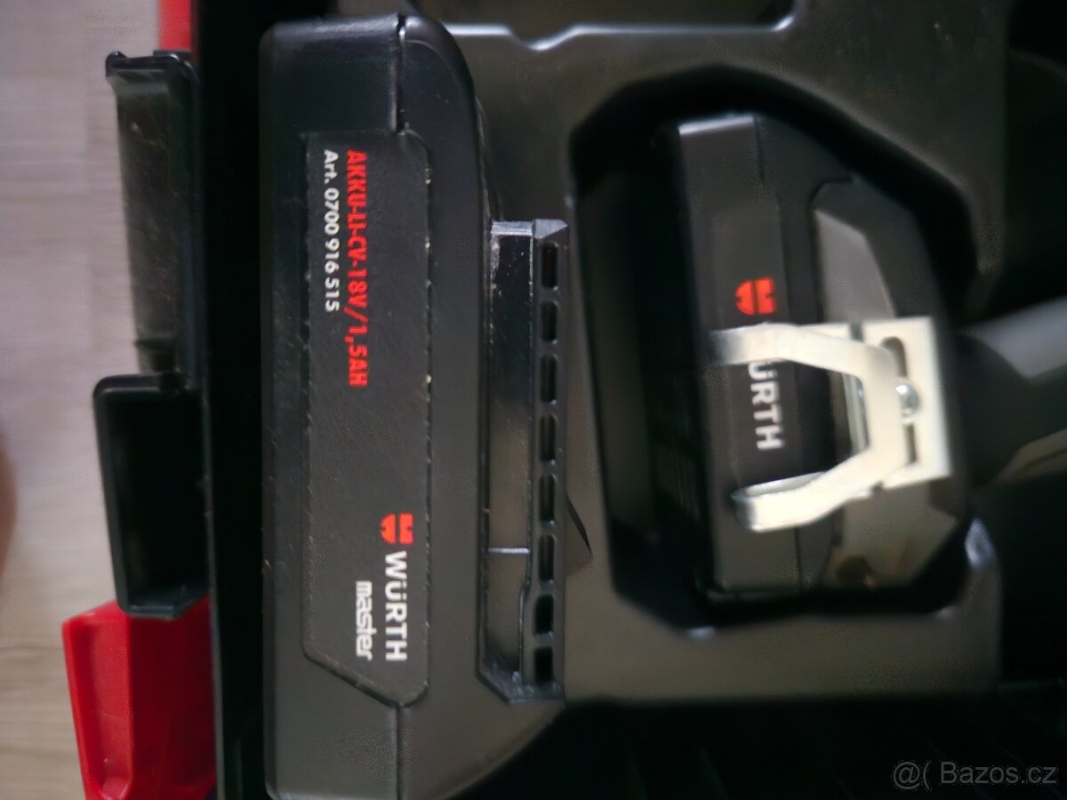 Wűrth aku šroubovák 18v 1.5ah - 4