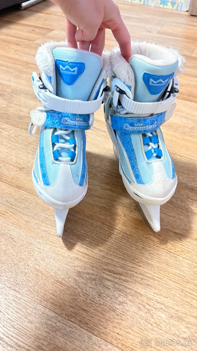 Zimní rostoucí brusle 32-35. - 4