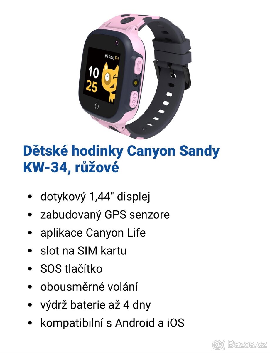 Chytré hodinky Canyon KW34 - 4