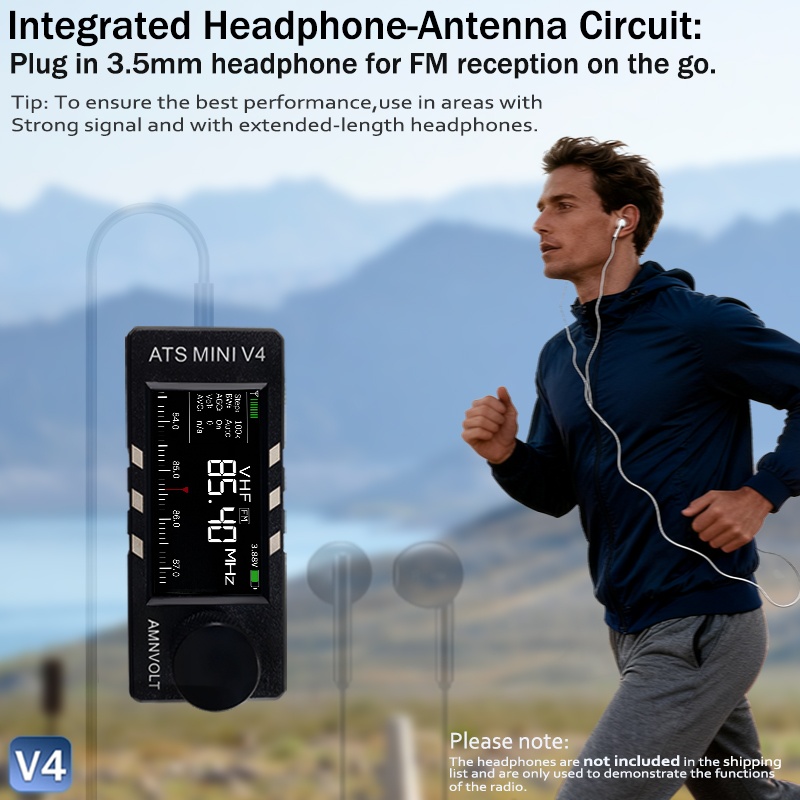 AMNVOLT V4 mini - full band radio - 4