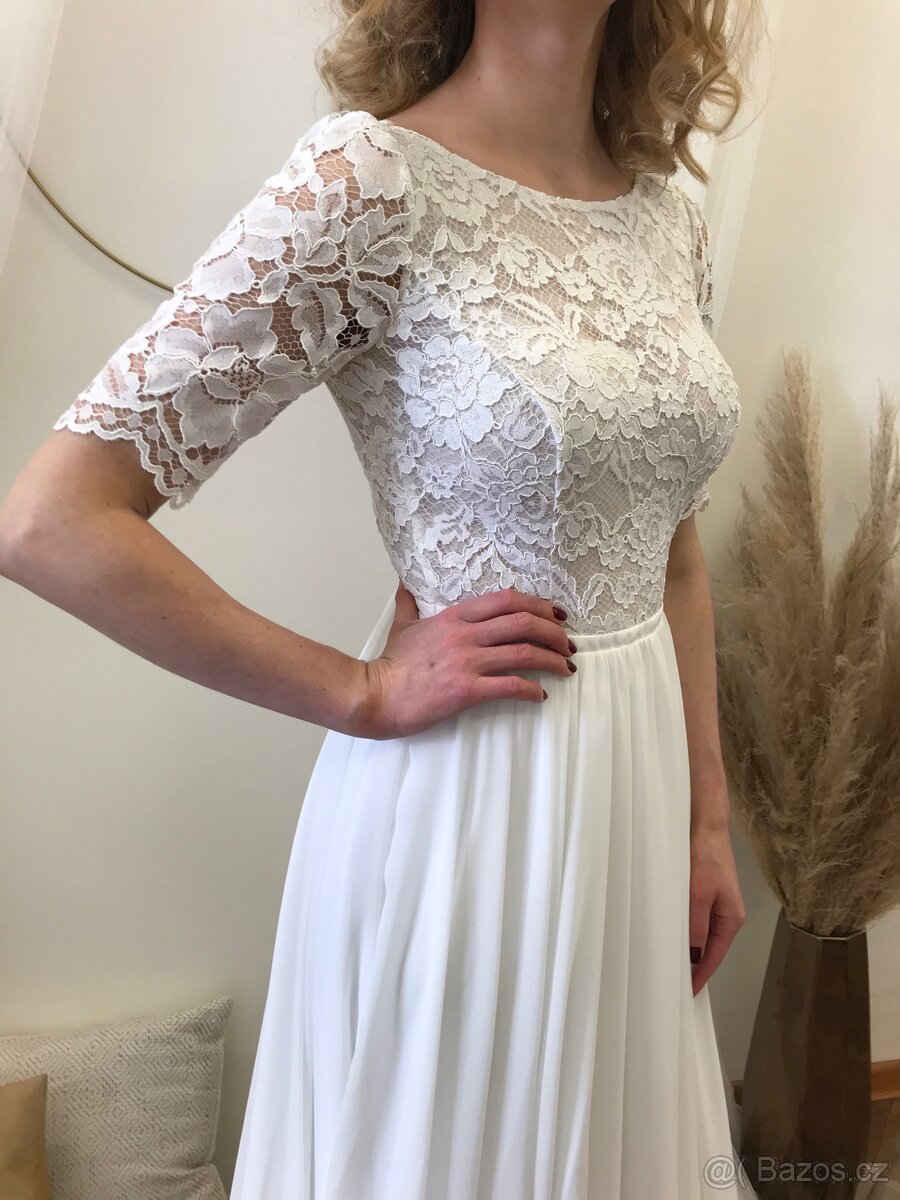 Svatební šaty nové S - 4