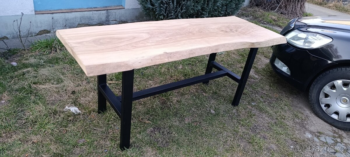 Masivní stůl jasan - 4