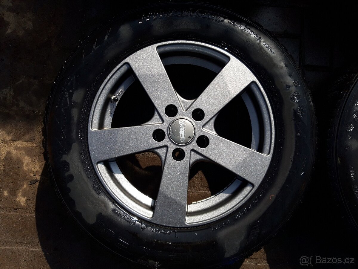 Alu kola hliníkové disky Jeep Opel 6,5 x 16 ET37 - 4