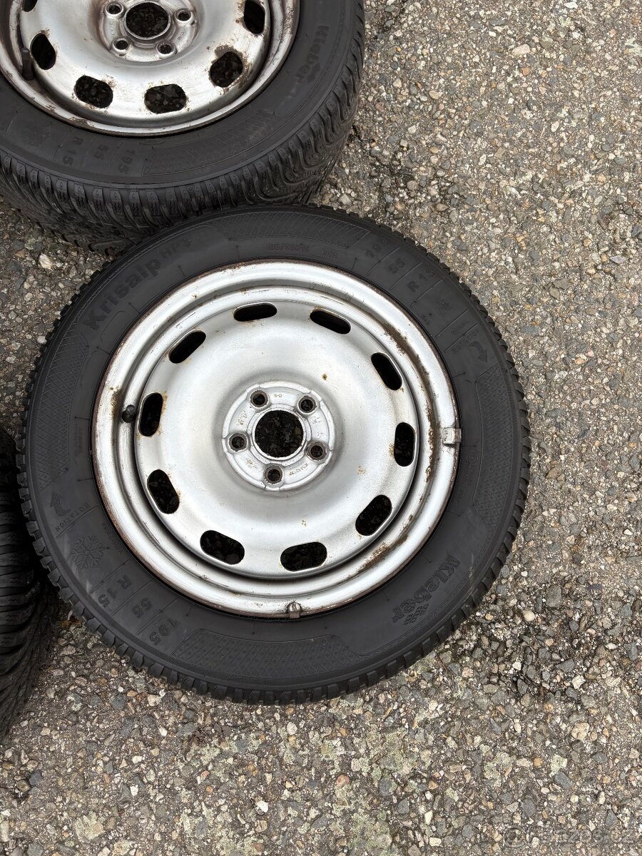 Zimní kola Vw Škoda 195/55r15 - 4