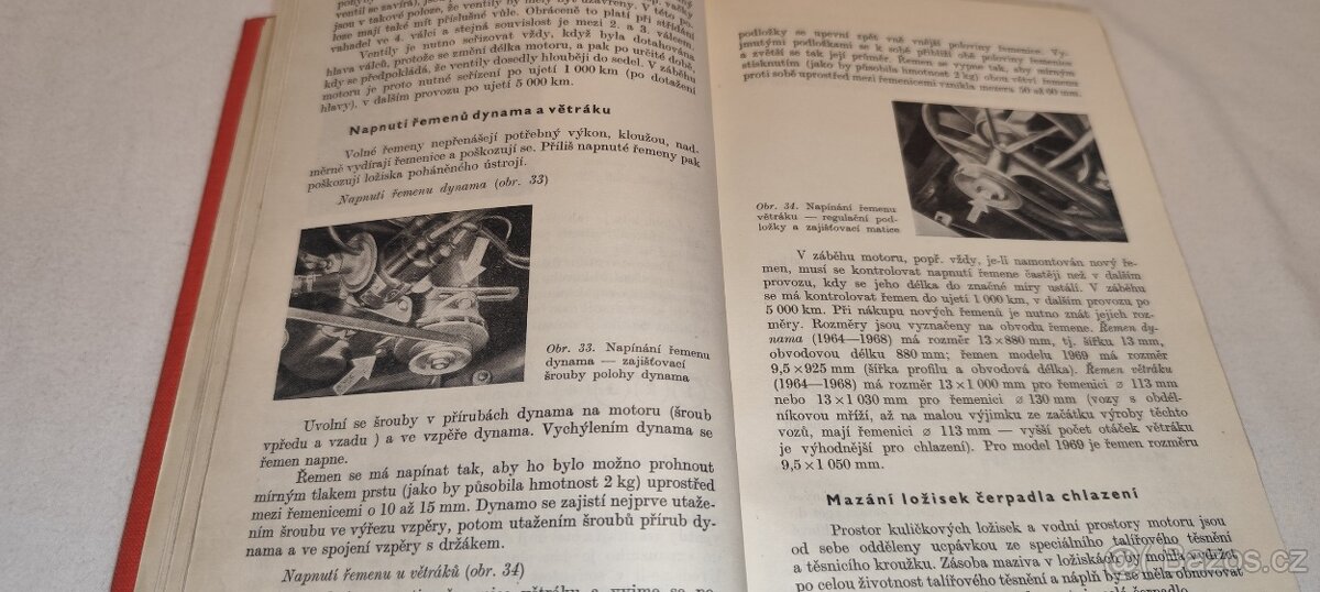 ŠKODA 1000 MB / 1100 MB údržba a opravy manuál veterán Š1000 - 4