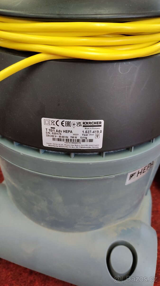 Vysavač Karcher T10/1 Adv HEPA - 4