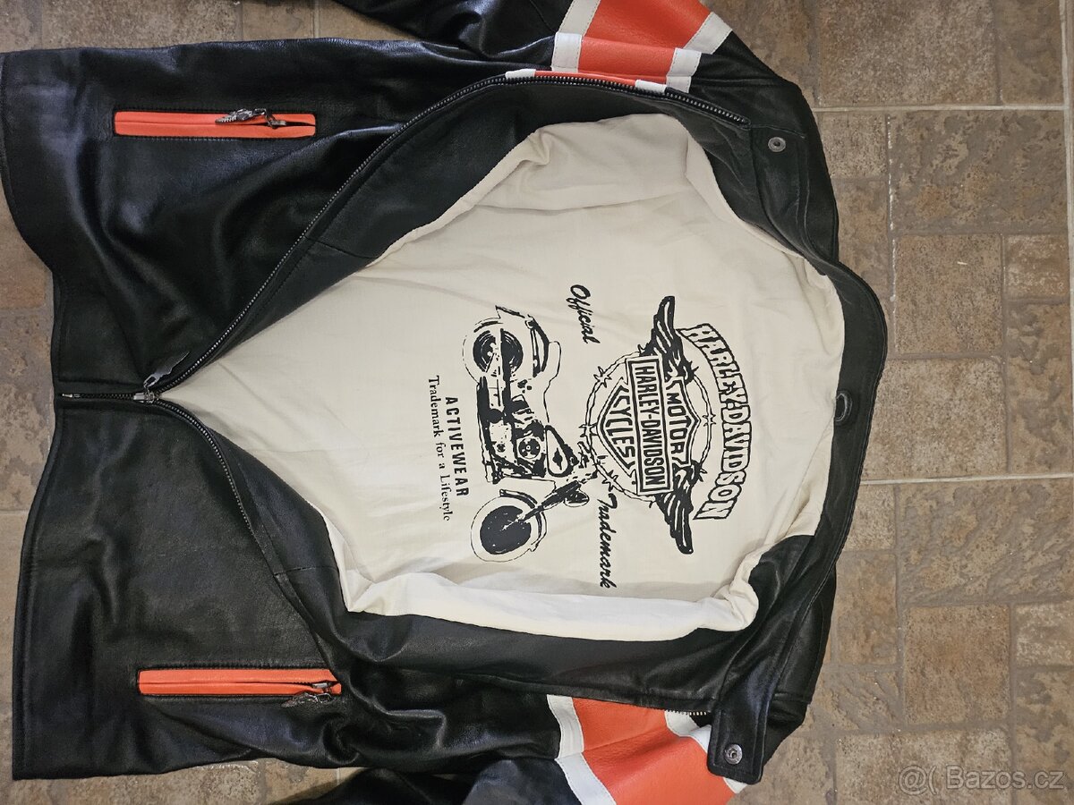 Nová kožená bunda Harley Davidson xxl. - 4