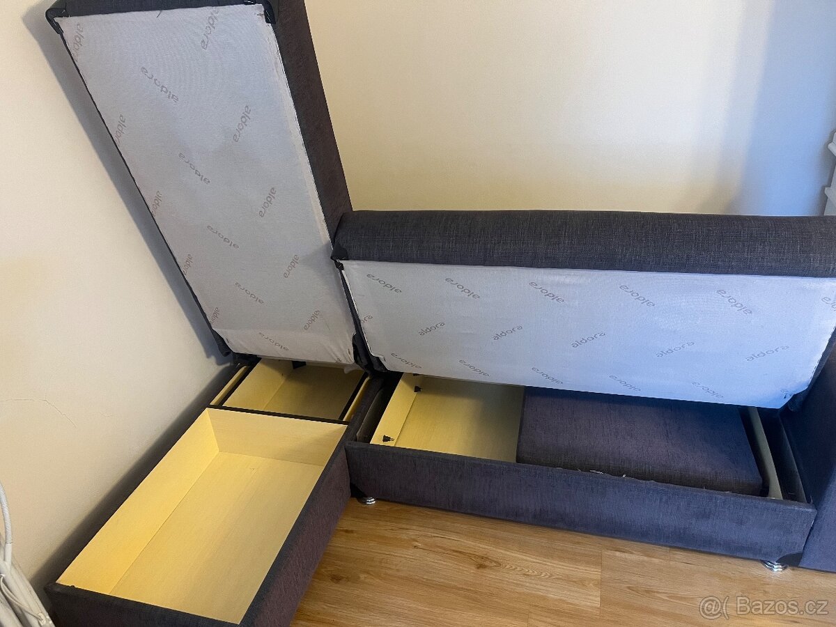 Rozkládací sedačka s úložným prostorem - 4
