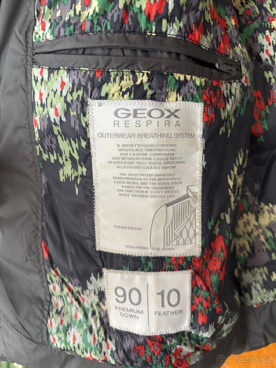 Péřová bunda Geox, vel. 38 - 4