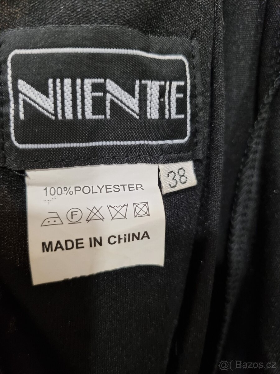 Černé šaty vel.38 (S) - 4