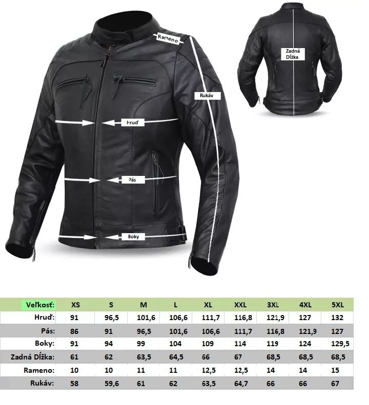 Moto Dámska Kožená Bunda 2v1 Čierna Aj Poštou Pozri Inzeraty - 4