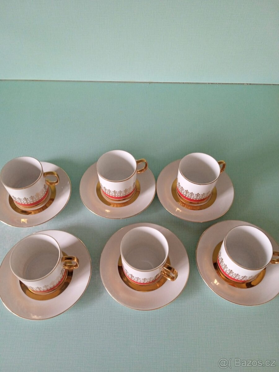 Porcelánová kávová souprava - 4