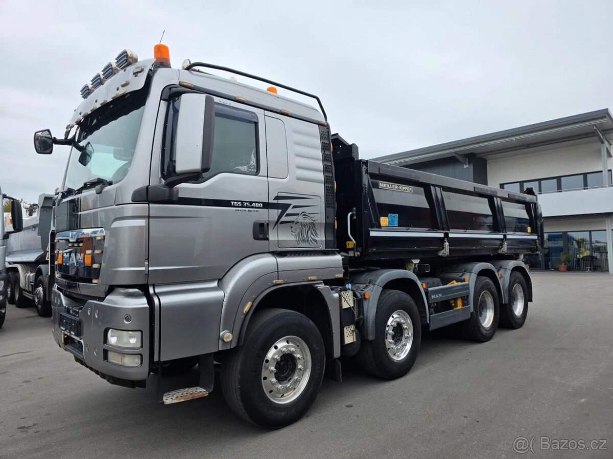 MAN TGS 35.480 8x4 / S3 sklápěč / Meiller / Boardmatik - 4