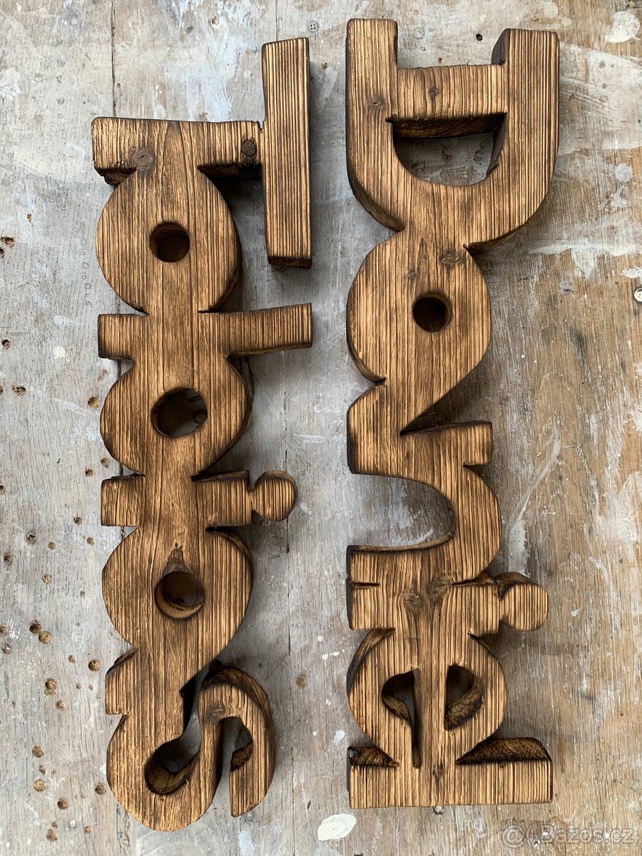 🌟 Exkluzivní ručně vyřezávané nápisy – unikátní vánoční 🎁 - 4