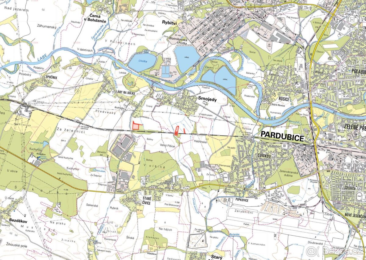 Zemědělská půda, prodej, Lány na Důlku, Pardubice - 4