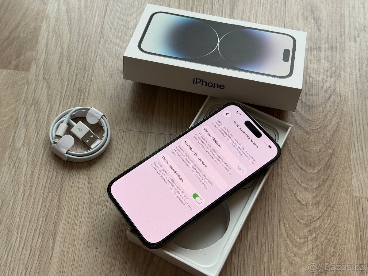 Apple iPhone 14 Pro 256Gb Space Black - 100% baterie, TOP - 4