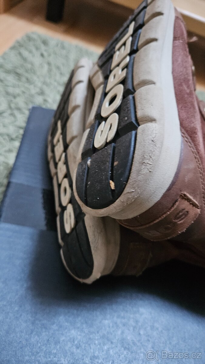 Zimní kožené boty SOREL vel. 38 (spíše 36-37) - 4