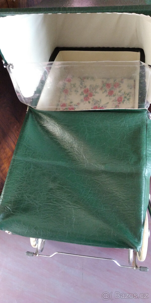 Starožitný kočár, retro kočárek; Stegner;sporták;pro panenky - 4