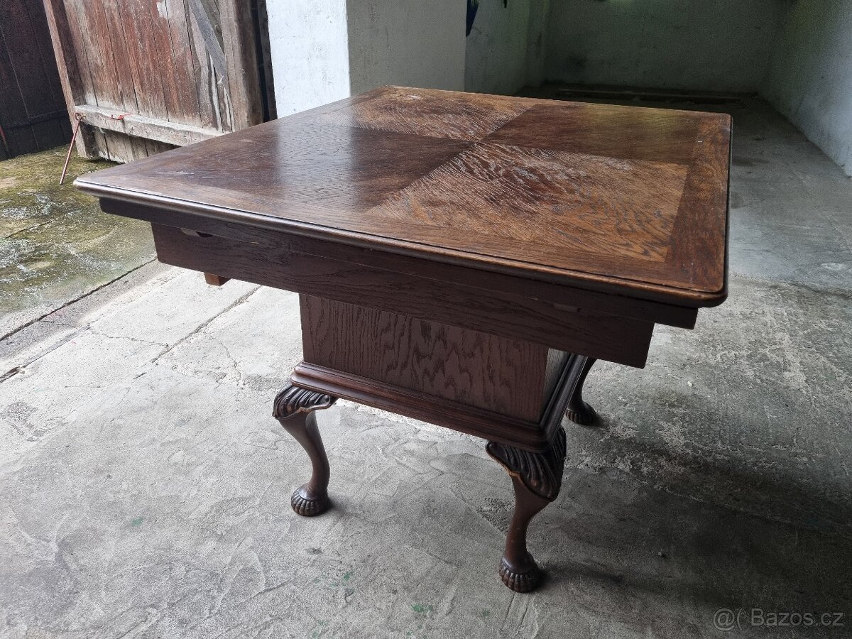 Starožitný barokní jídelní stůl - 4