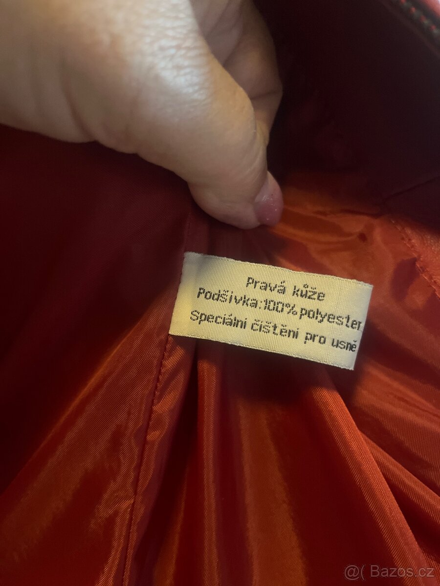 Kožená bunda do pasu - 4