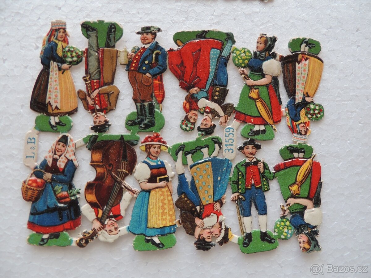 cukrařské retro nalepky - 4