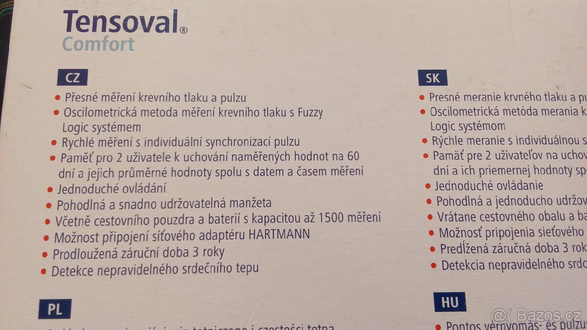 Tlakoměr Tensoval comfort - 4
