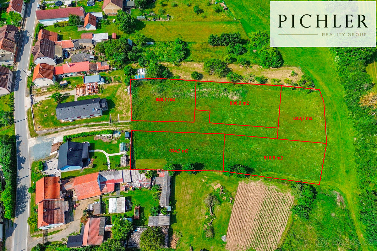 Stavební pozemky - Černotín u Dnešic - 4