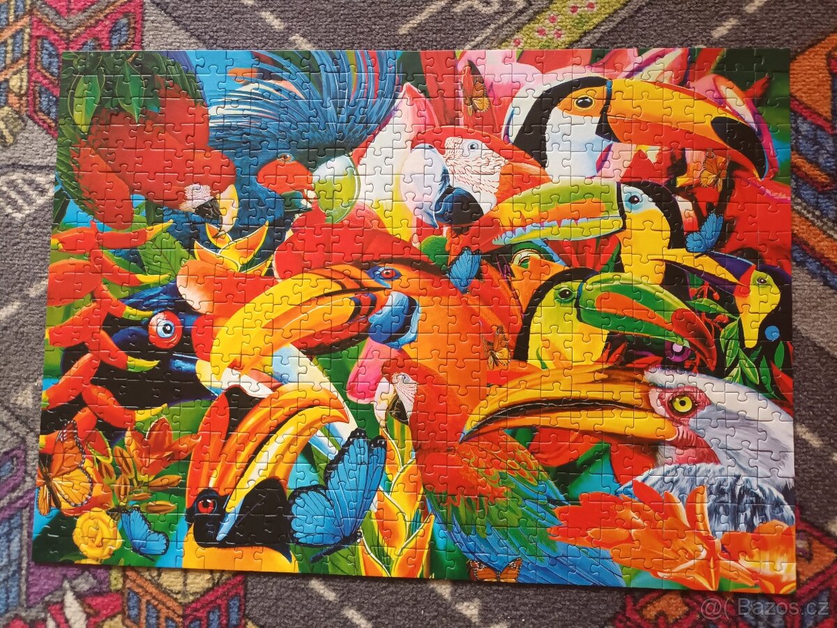 Puzzle Ptáci 500 ks, rozbalené, ale kompletní - 4