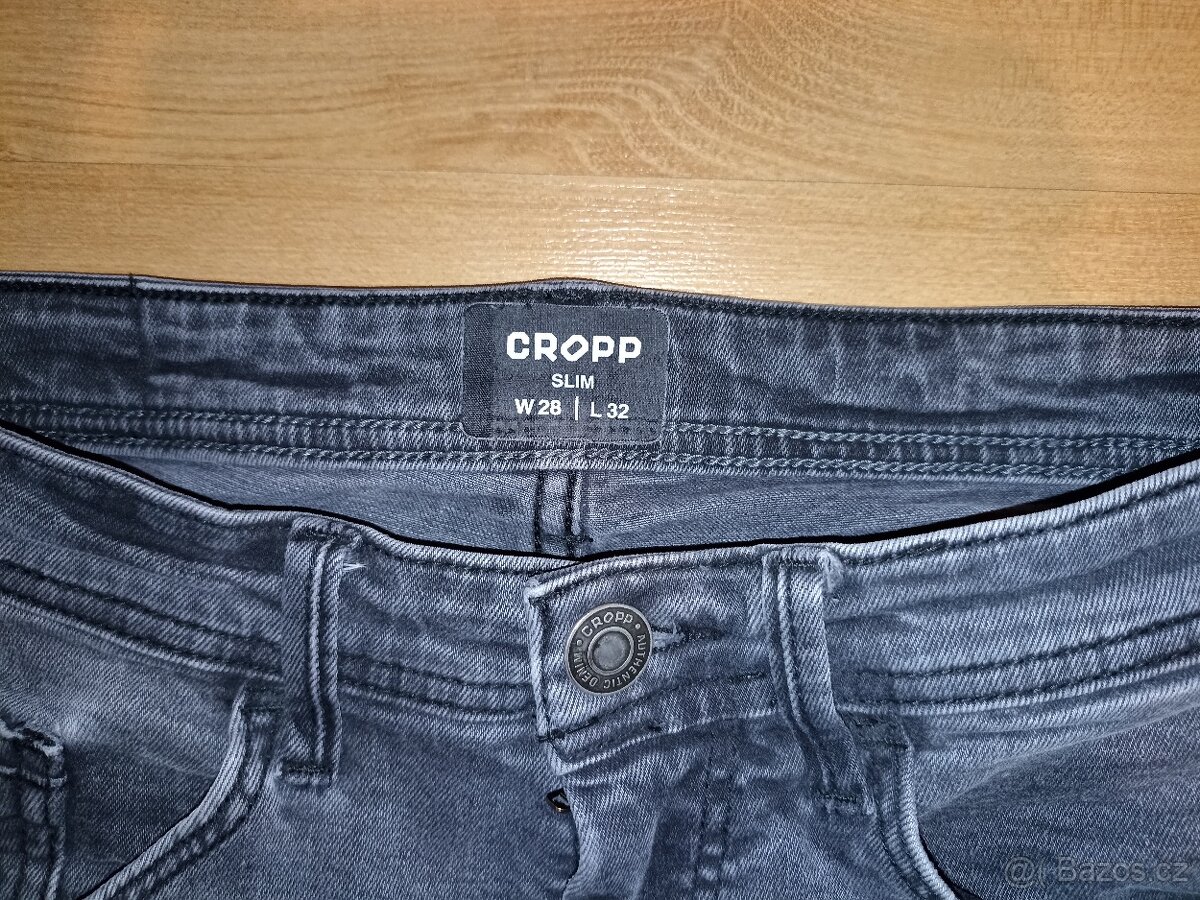 Kalhoty slim, zn.Cropp, vel. 28/32 - 4