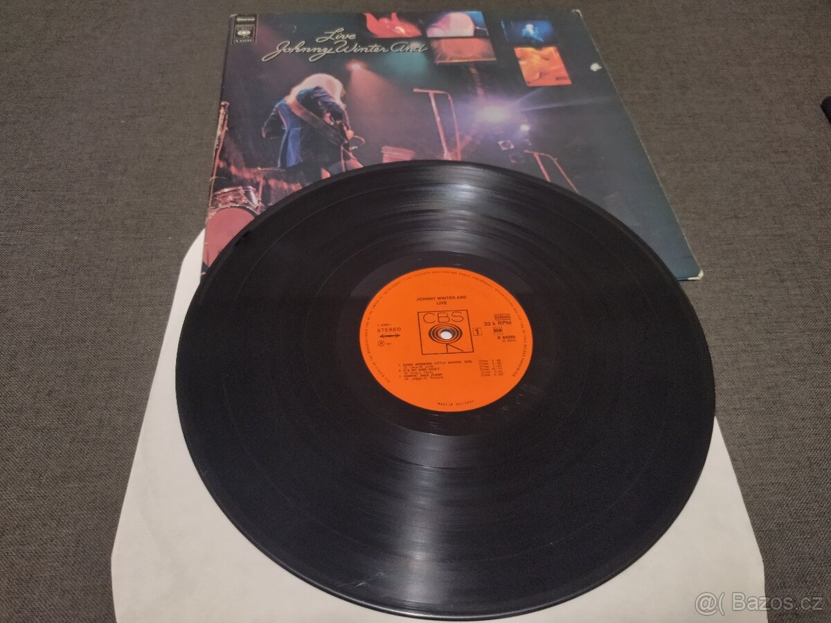 LP - Johnny WINTER And..Live Johnny Winter..S64289 - 4