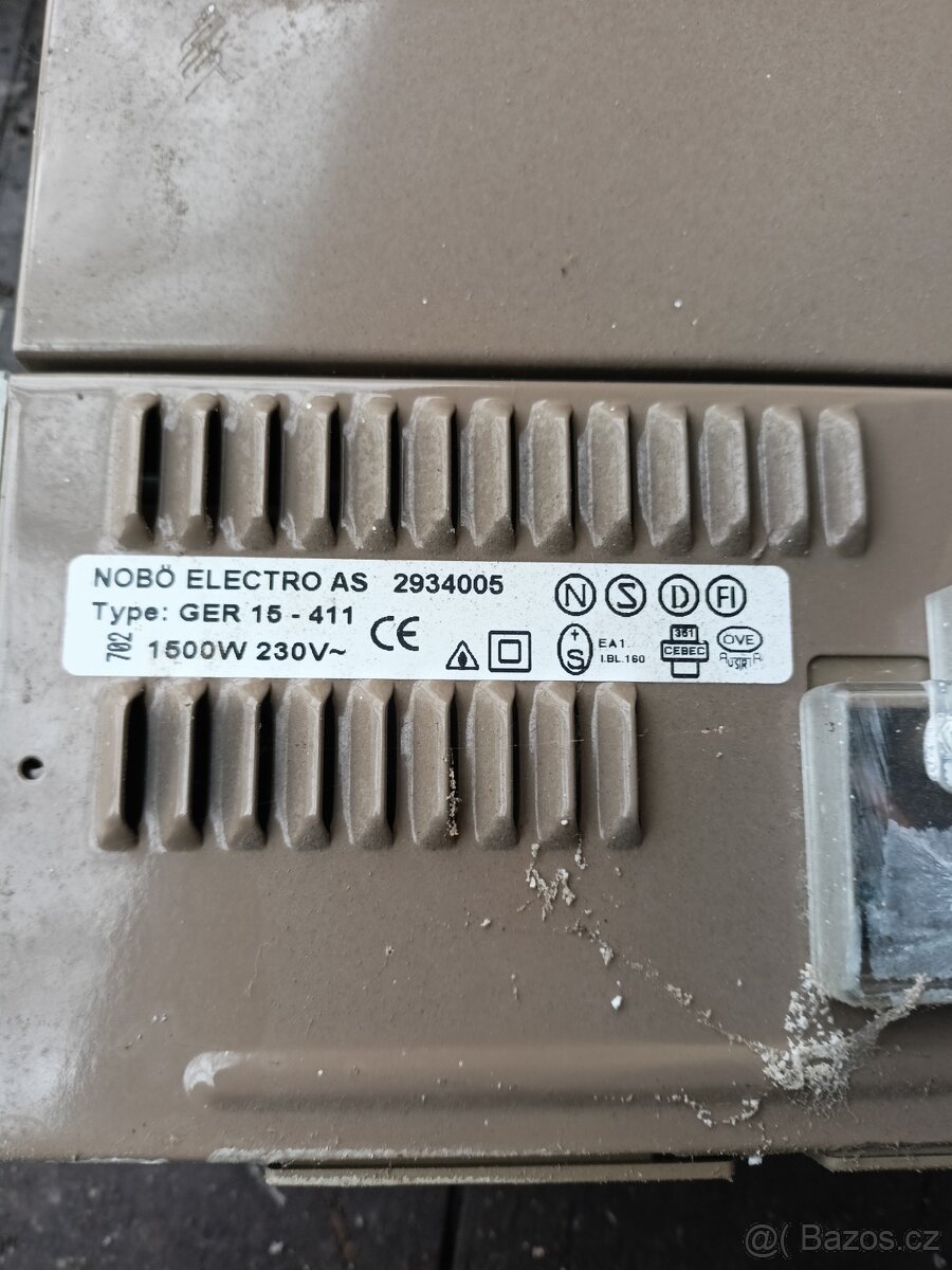 El.primotopne panely. 2ks - 4