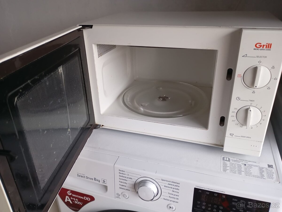 Mikrovlnná trouba GIGA s grilem — plně funkční - 4