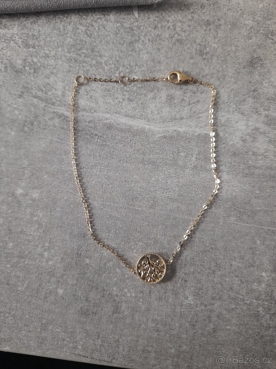 Dámský náramek au585 14k - 4