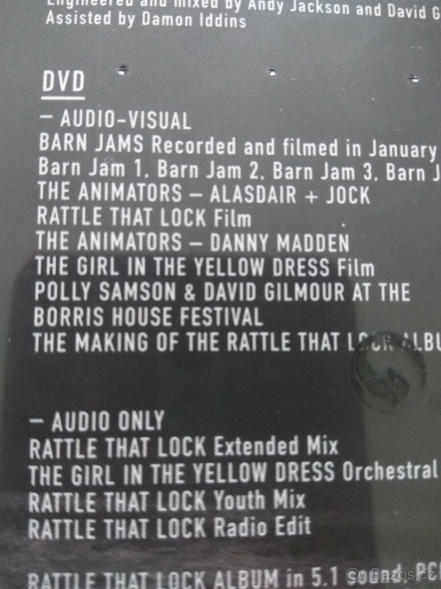 DAVID GILMOUR - De Luxe edice - CD + DVD+ plakát atd. - 4