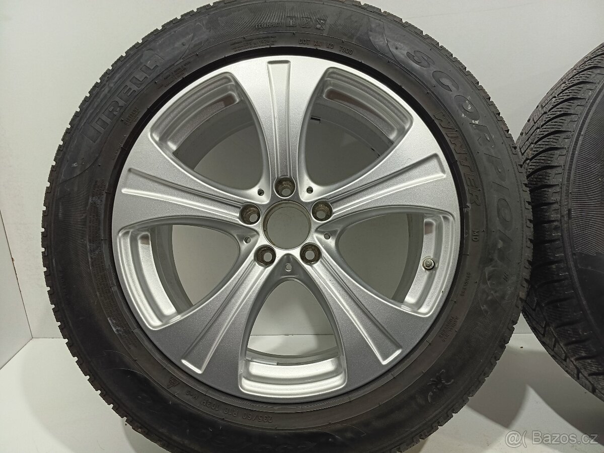 Zimní kola Mercedes 5x112 R18 ET38 pneu 235/60/18 - 4