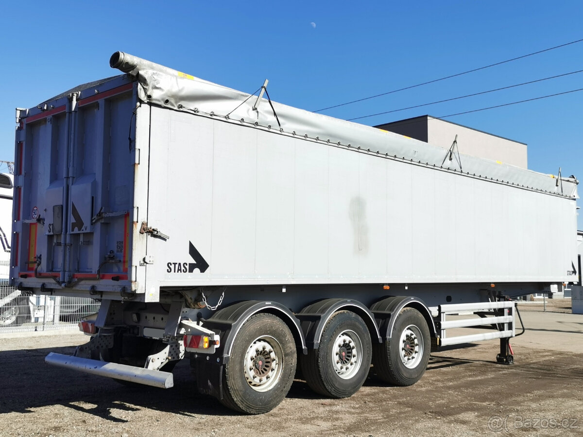 Prodám sklápěčkový návěs STAS S300CX 50m3 - 4