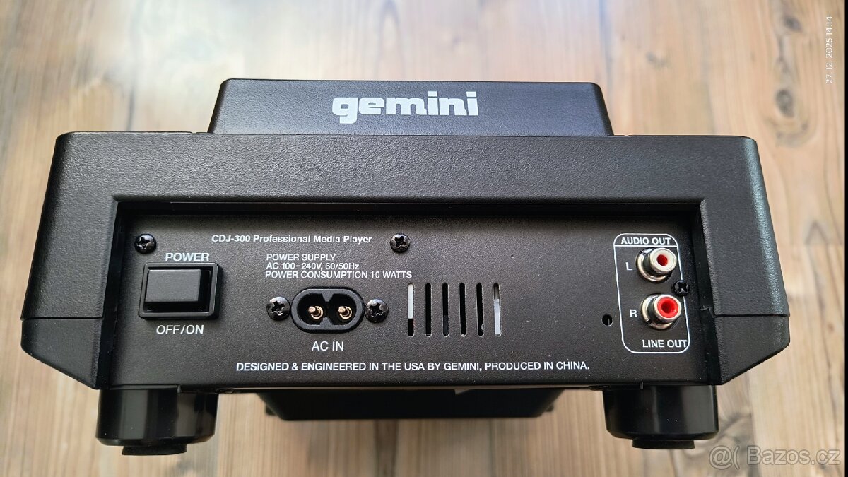 DJ přehrávač Gemini MDJ-300 – spolehlivý a plně vybavený - 4