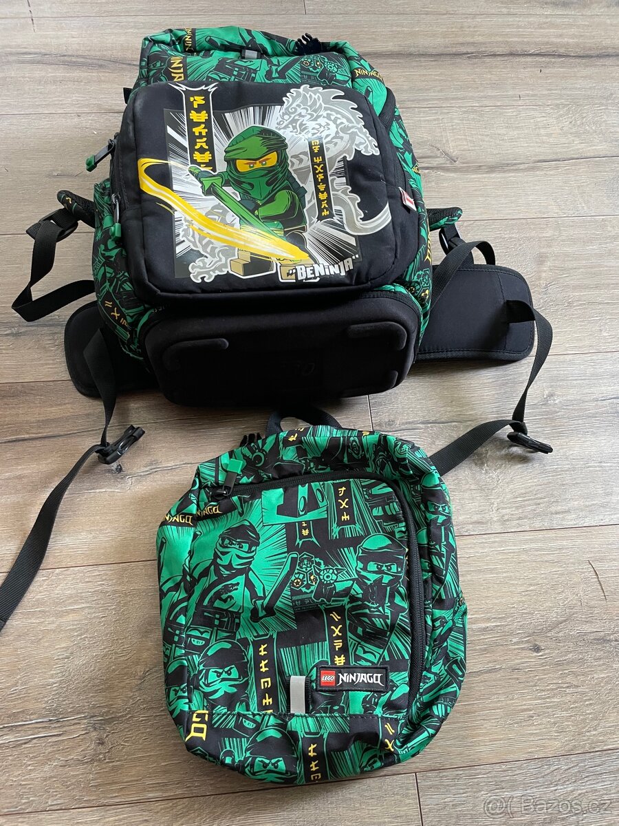 Školní batoh LEGO Ninjago Green Optimo Plus, 1-2 tř. ZŠ - 4
