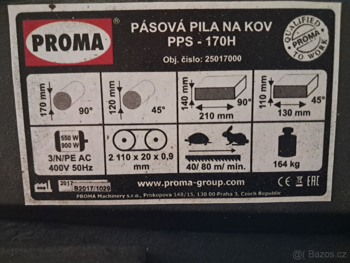 Pásová pila na kov - 4