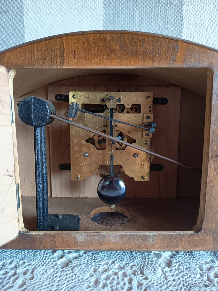 Dřevěné krbové hodiny - 4