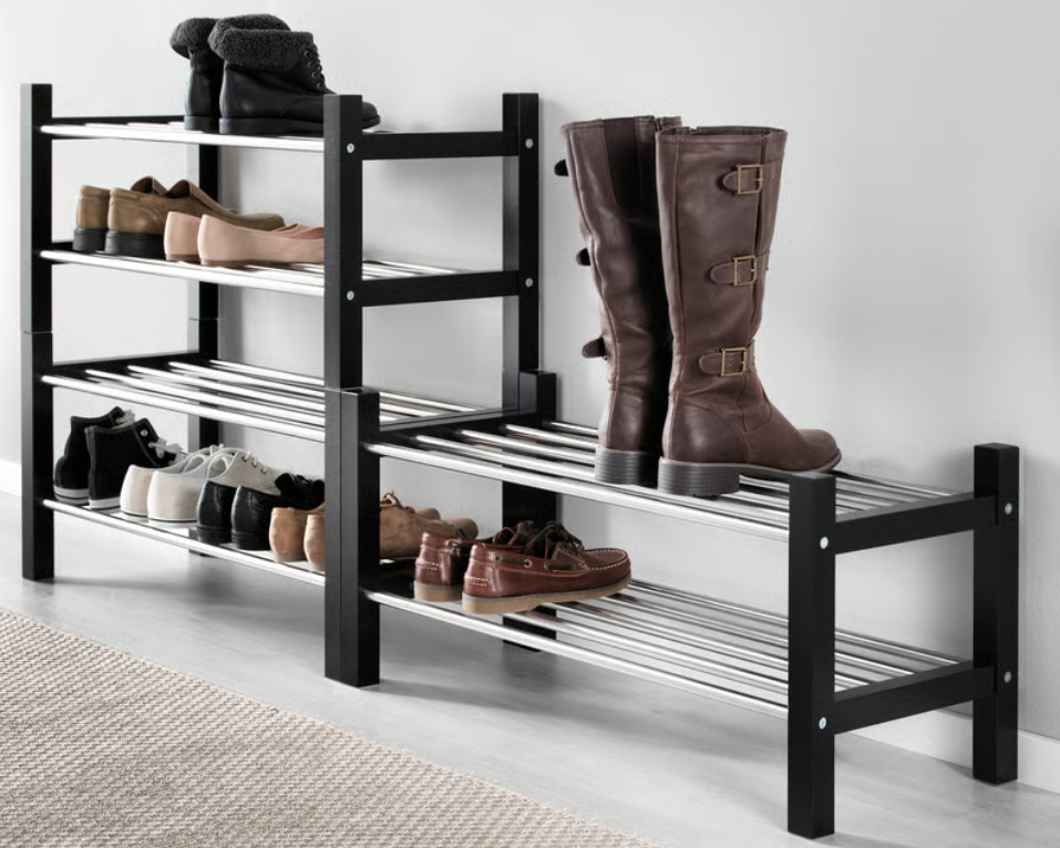 TJUSIG, botník / police na boty, 1ks, barva černá - 4