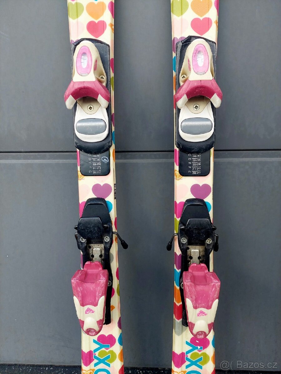 Dívčí lyže ROXY, 110 cm + lyžáky - 4