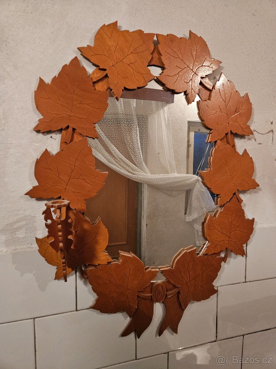 Dřevěné zrcadlo - 4