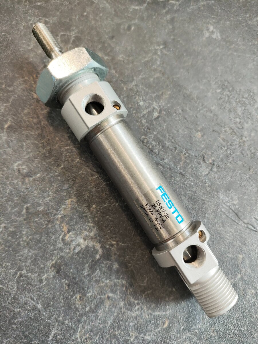 Proporcionální průtokový ventil a pneumatické písty FESTO - 4