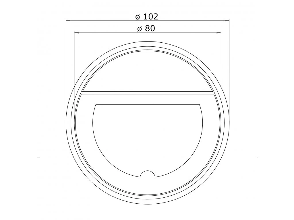 Dalap zpětná klapka 100mm - 4