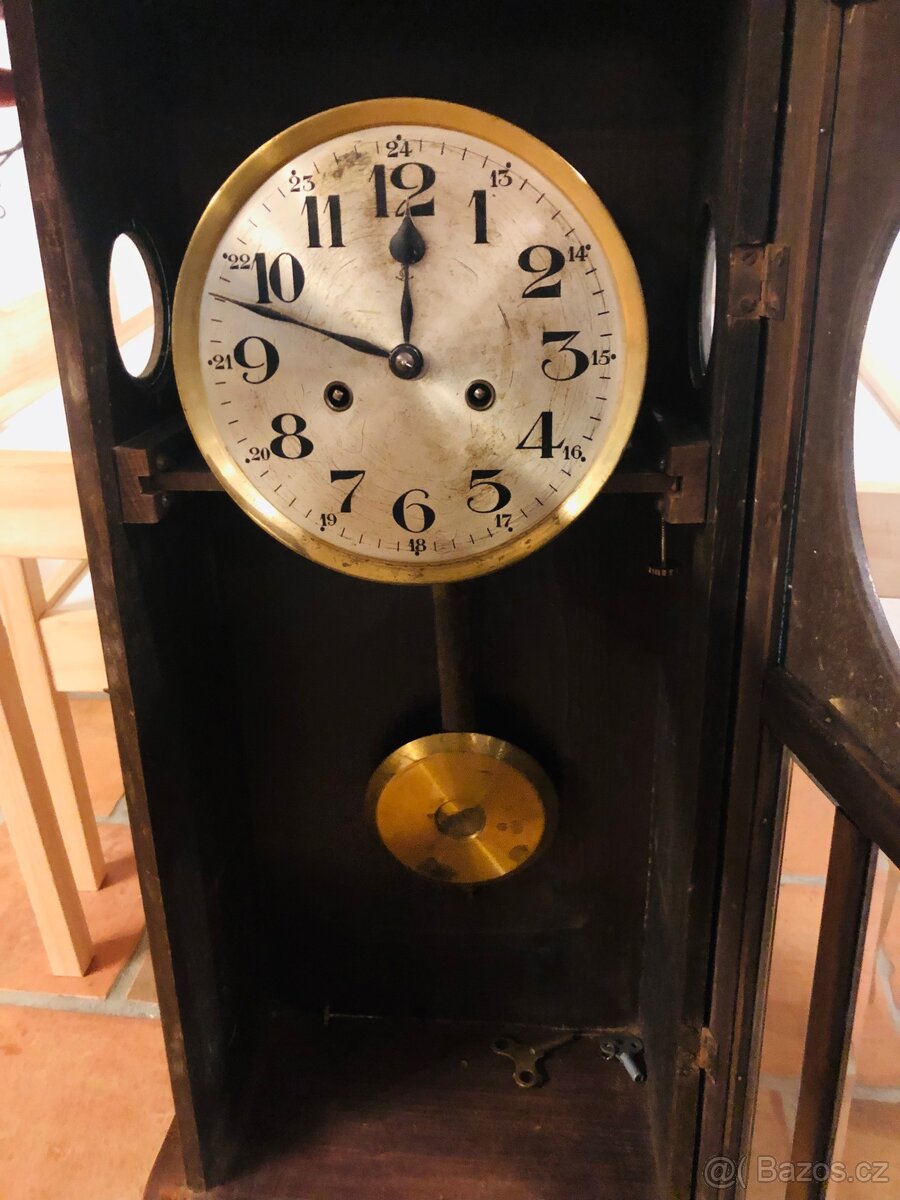 Starozitne nastenne hodiny pendlovky - 4