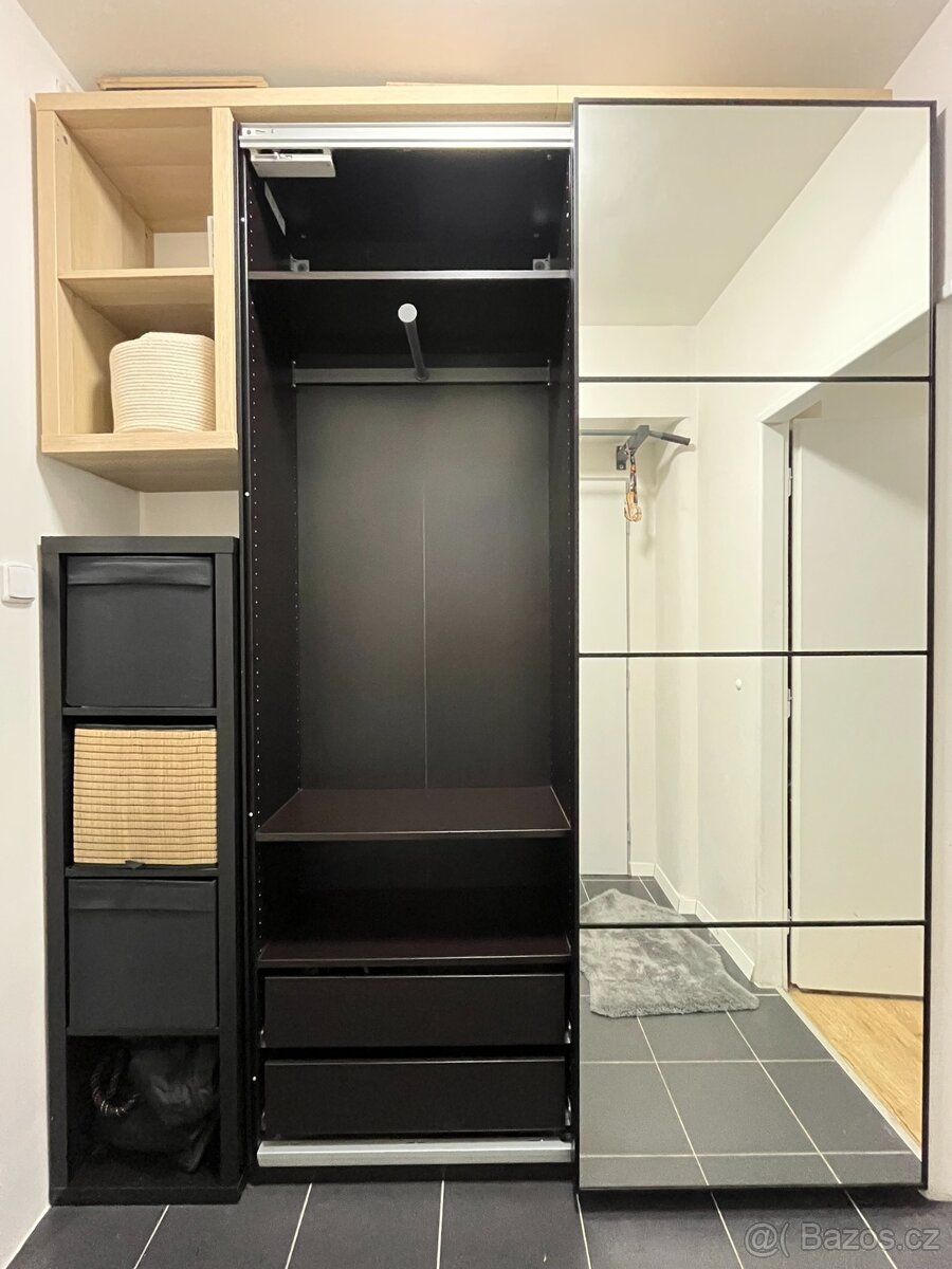 Satni skrin Ikea PAX - černohnědá - 4