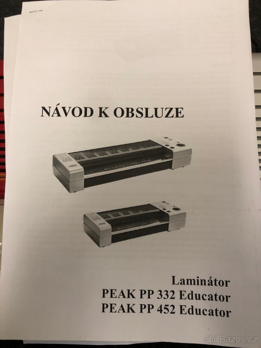 Laminátor Peak PE332 EDUCATOR A3 - 4