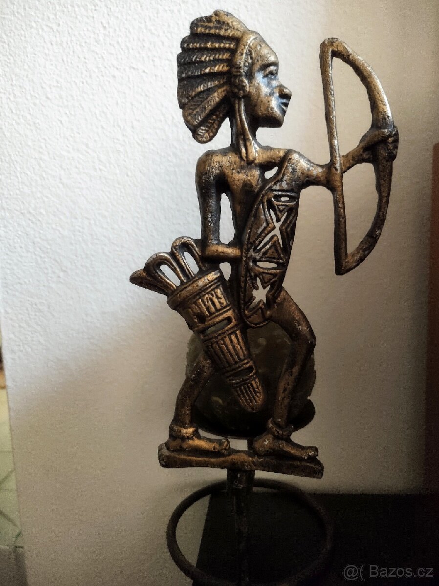 Kovový svícen h-28 cm - 4