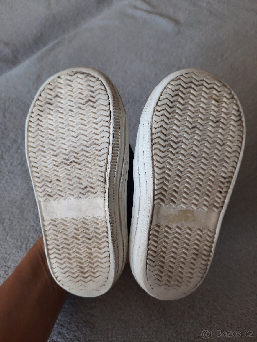 Kožené tenisky boty H&M vel.23 - 4